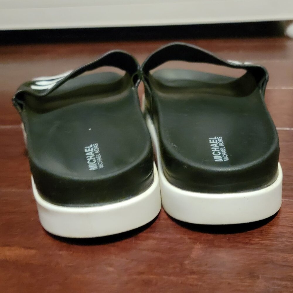 Michael Kors Black Slide Sandals - Picture 8 of 14